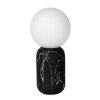Lucide MARBOL Lámpara de mesa Aspecto marmol, Negro, 1 luz