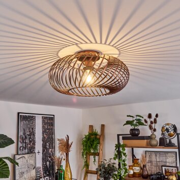 Oravi Lámpara de Techo Cobre, 1 luz