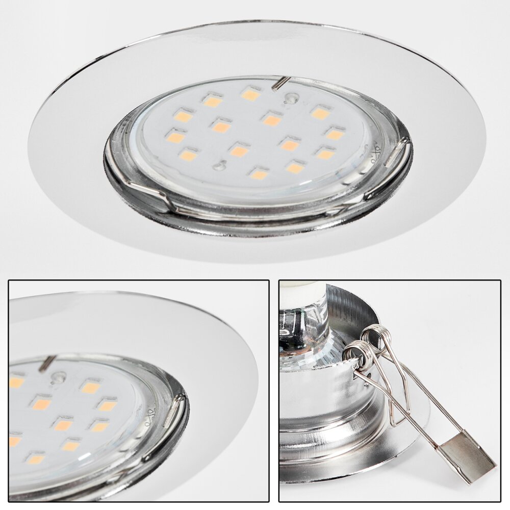 Vibersviller Lámpara empotrable LED Cromo, 1 luz main product photo