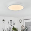 Sani Lámpara de Techo LED Blanca, 1 luz, Mando a distancia, Cambia de color