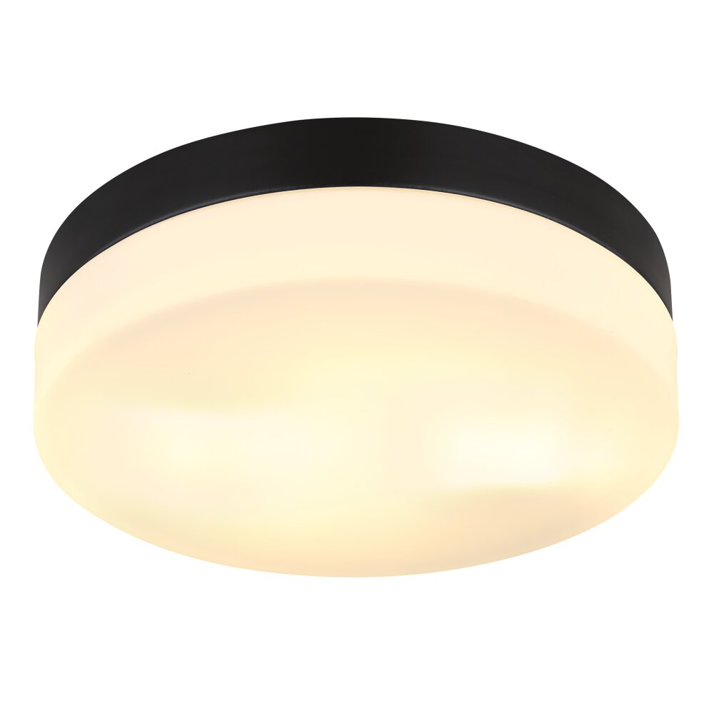 Globo VRANOS Lámpara de techo para exterior Negro, 1 luz main product photo
