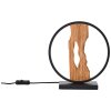 Brilliant Chaumont Lámpara de mesa LED Crudo, Negro, 1 luz