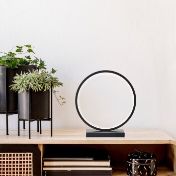 Brilliant Chaumont Lámpara de mesa LED Negro, 1 luz