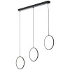 Brilliant Chaumont Lámpara Colgante LED Negro, 3 luces