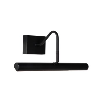 Lucide VINZ Aplique Negro, 2 luces