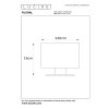 Lucide FUDRAL Lámpara de mesa dorado, Latón, 1 luz
