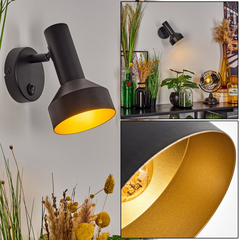 Musko Aplique Negro, 1 luz main product photo