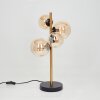 Alden Lámpara de mesa LED Colores ámbar, champán, 4 luces