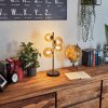 Alden Lámpara de mesa LED Colores ámbar, champán, 4 luces