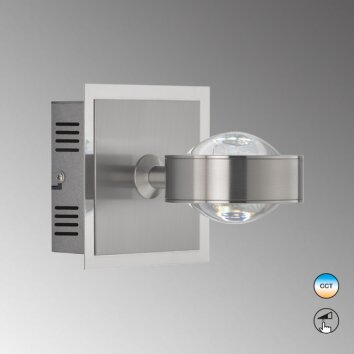 Fischer & Honsel Cluedo Aplique LED Níquel-mate, 1 luz