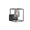 Fischer & Honsel Iska Aplique Negro, 1 luz