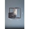 Fischer & Honsel Iska Aplique Negro, 1 luz