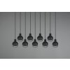 Trio Mela Lámpara Colgante Negro, 9 luces