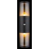 Globo XELOO Aplique para exterior Negro, 2 luces, Sensor de movimiento