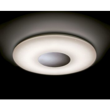 Lámpara de Techo Mantra REEF LED Cromo, Blanca, 1 luz, Mando a distancia