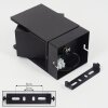 Prassinet Lámpara de Techo Negro, 1 luz