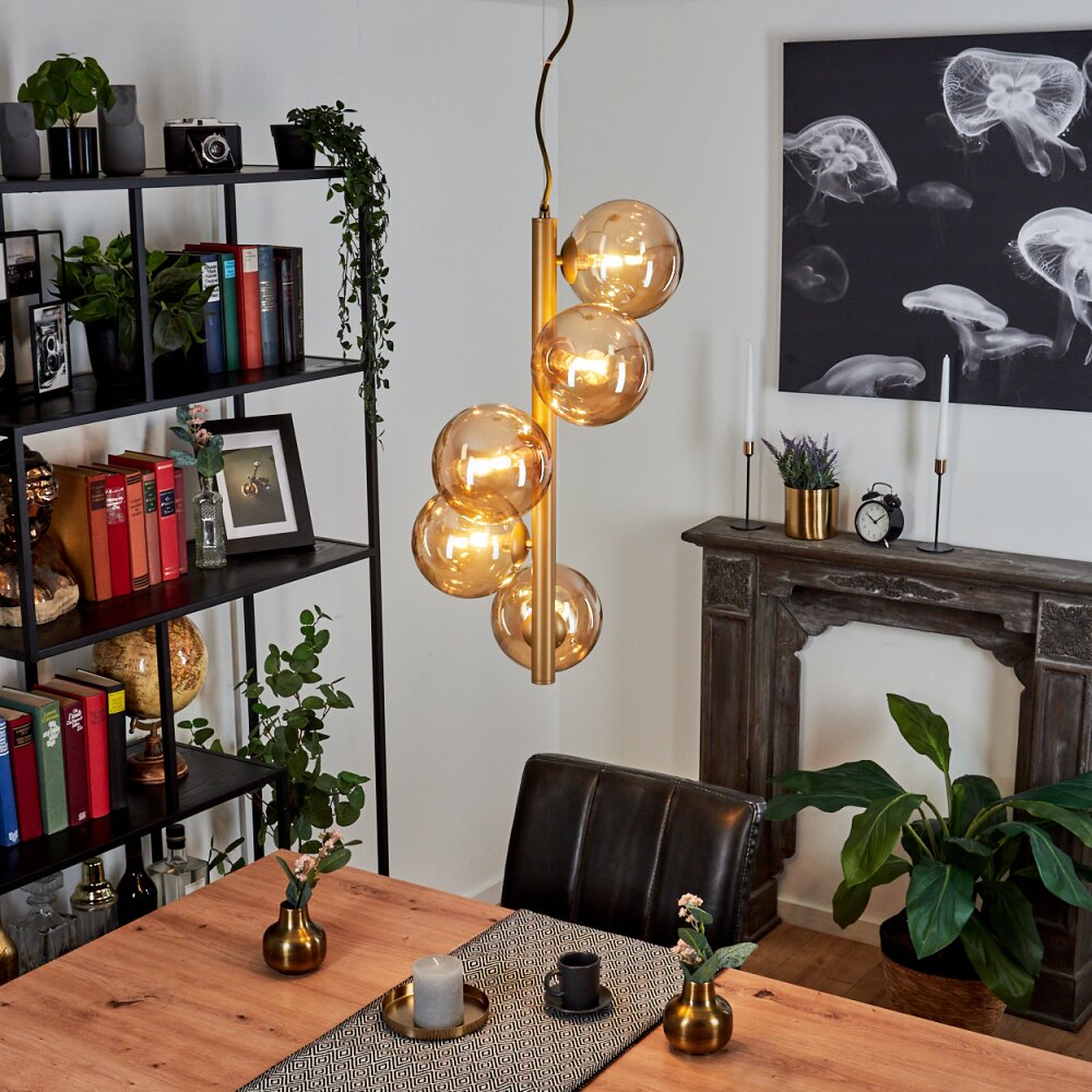 Remaisnil Lámpara Colgante dorado, 5 luces main product photo