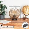 Keryvaland Lámpara de mesa dorado, Negro, 1 luz