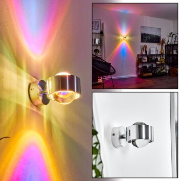 Sapri Aplique Plata, 1 luz Sapri Aplique Plata, 1 luz