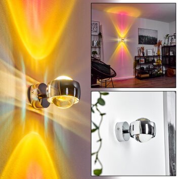 Sapri Aplique Cromo, 1 luz