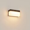 Malalhue Luminaria de pared solar LED Negro, 1 luz, Sensor de movimiento