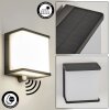 Burseryd Luminaria de pared solar LED Negro, 1 luz, Sensor de movimiento