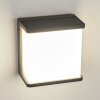 Burseryd Luminaria de pared solar LED Negro, 1 luz, Sensor de movimiento