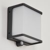 Burseryd Luminaria de pared solar LED Negro, 1 luz, Sensor de movimiento