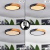 Pontchardon Lámpara de Techo LED Marrón, Negro, 1 luz
