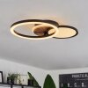 Avelal Lámpara de Techo LED Marrón, Color madera, Negro, 1 luz