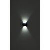 Globo SOLAR Aplique para exterior LED Negro, 4 luces