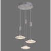 Paul Neuhaus LAUTADA Lámpara Colgante LED Acero bruñido, 3 luces