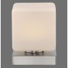 Paul Neuhaus DADOA Lámpara de mesa LED Acero bruñido, 1 luz