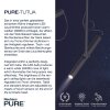 Paul Neuhaus PURE-TUTUA Lámpara de Techo LED Negro, 2 luces