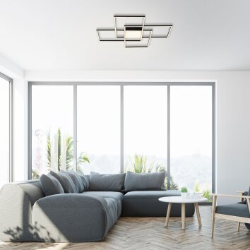 Paul Neuhaus Q-ASMIN Lámpara de Techo LED Negro, 1 luz, Mando a distancia Paul Neuhaus Q-ASMIN Lámpara de Techo LED Negro, 1 luz, Mando a distancia