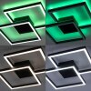 Paul Neuhaus Q-MARKO Lámpara de Techo LED Negro, 1 luz, Mando a distancia, Cambia de color