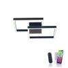 Paul Neuhaus Q-MARKO Lámpara de Techo LED Negro, 1 luz, Mando a distancia, Cambia de color