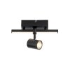 Paul Neuhaus BARIK Aplique LED Negro, 1 luz