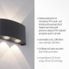 Paul Neuhaus CARLO Aplique LED Antracita, 4 luces