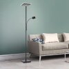 Leuchten-Direkt HANS Lámpara de Pie LED Negro, 2 luces
