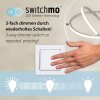 Leuchten-Direkt EMILIA Lámpara de Techo LED Gris, Crudo, 1 luz