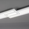 Leuchten-Direkt EDGING Lámpara de Techo LED Blanca, 1 luz, Mando a distancia