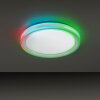 Leuchten-Direkt SPHERIC Lámpara de Techo LED Blanca, 2 luces, Mando a distancia, Cambia de color