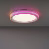 Leuchten-Direkt SPHERIC Lámpara de Techo LED Blanca, 2 luces, Mando a distancia, Cambia de color
