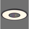Leuchten-Direkt ASTRO Lámpara de Techo LED Negro, 2 luces, Mando a distancia, Cambia de color