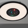 Leuchten-Direkt ASTRO Lámpara de Techo LED Negro, 2 luces, Mando a distancia, Cambia de color