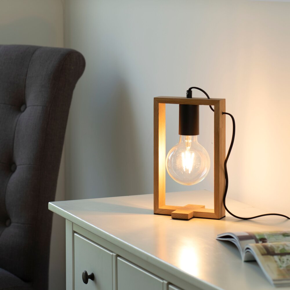 Leuchten-Direkt FRANKY Lámpara de mesa Negro, 1 luz main product photo