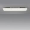 Leuchten-Direkt FLAT Lámpara de Techo LED Blanca, 1 luz, Mando a distancia