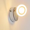Lucy Aplique LED Cromo, 1 luz, Mando a distancia, Cambia de color