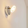 Lucy Aplique LED Cromo, 1 luz, Mando a distancia, Cambia de color